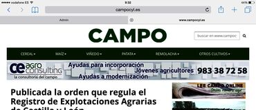 Campo apuesta por Digital Press para su diario online en Castilla León